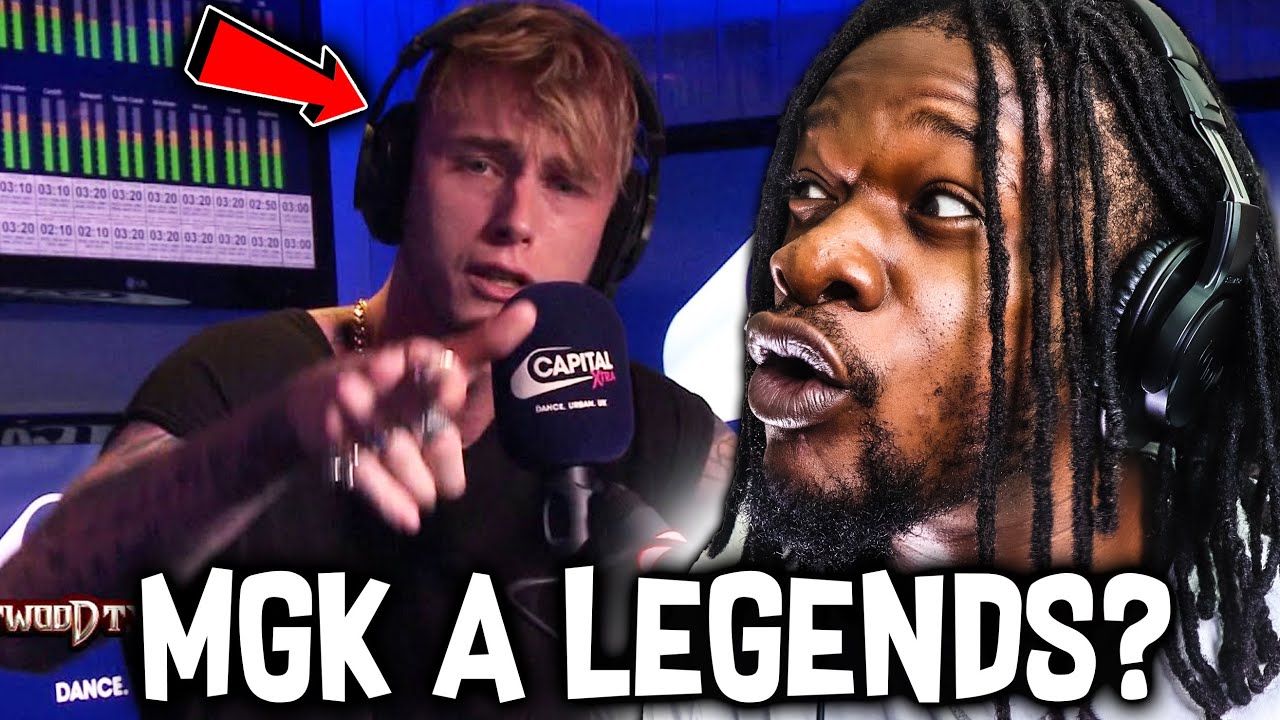 MGK WITH THE LEGENDS?! | Machine Gun Kelly freestyle - Westwood (REACTION)