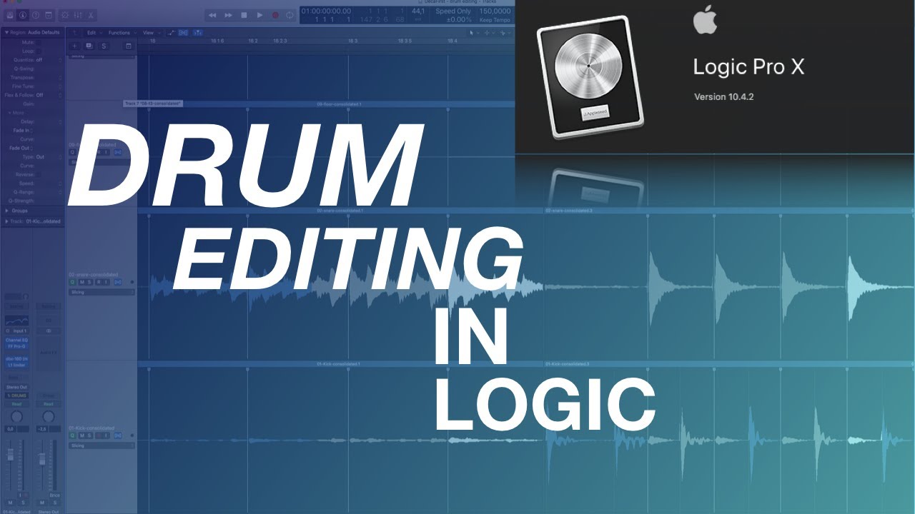 Editando Baterías en Logic