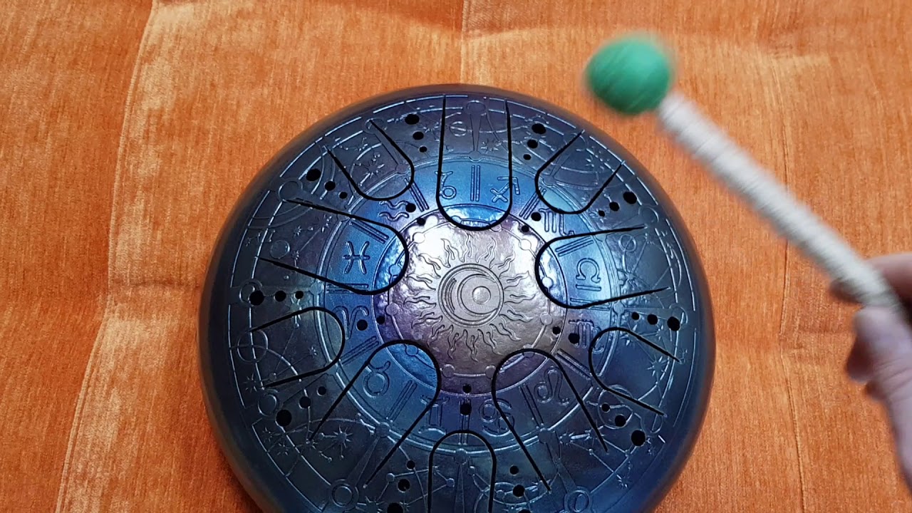 Kosmosky 10 note Steel Tongue Drum D minor
