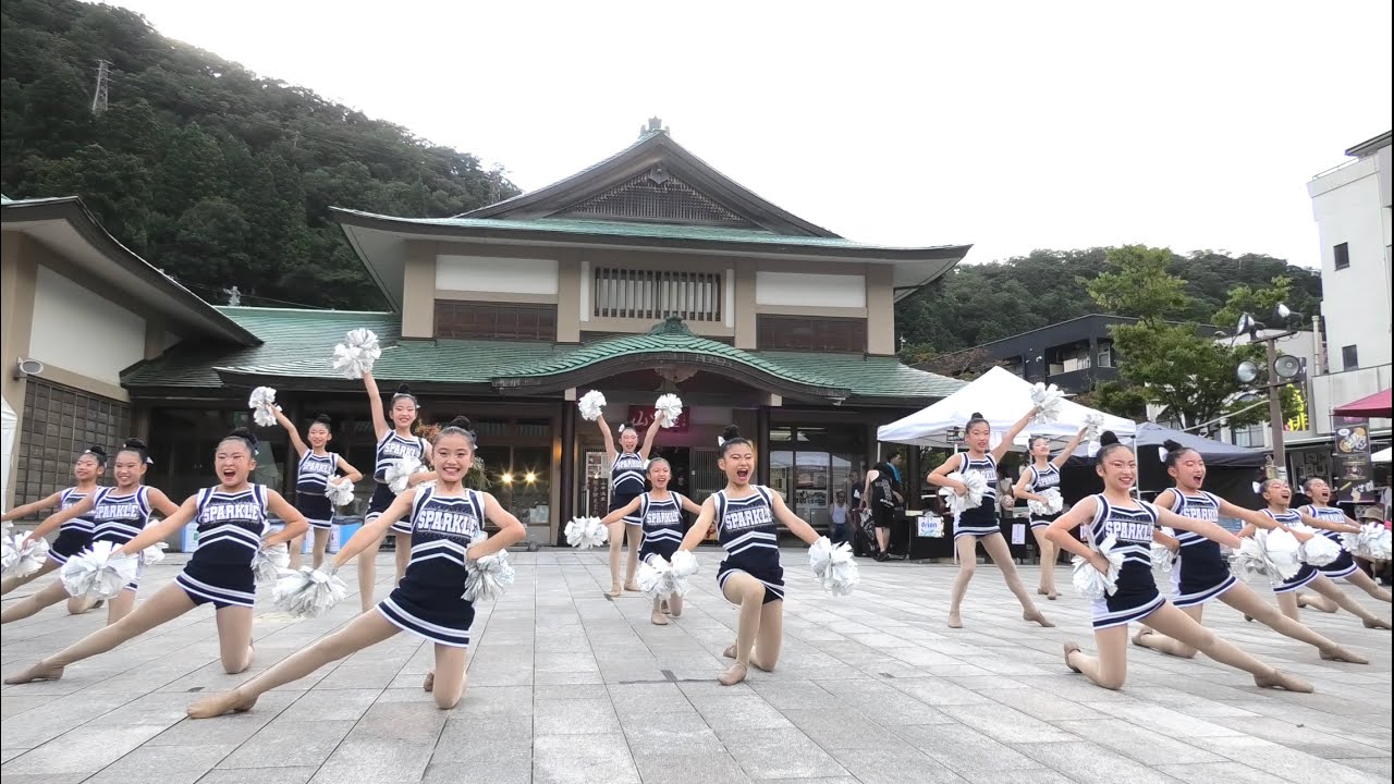 Cheer Dance Team SPARKLE（前半）  山中温泉【座 縁日】（2023.08.12）