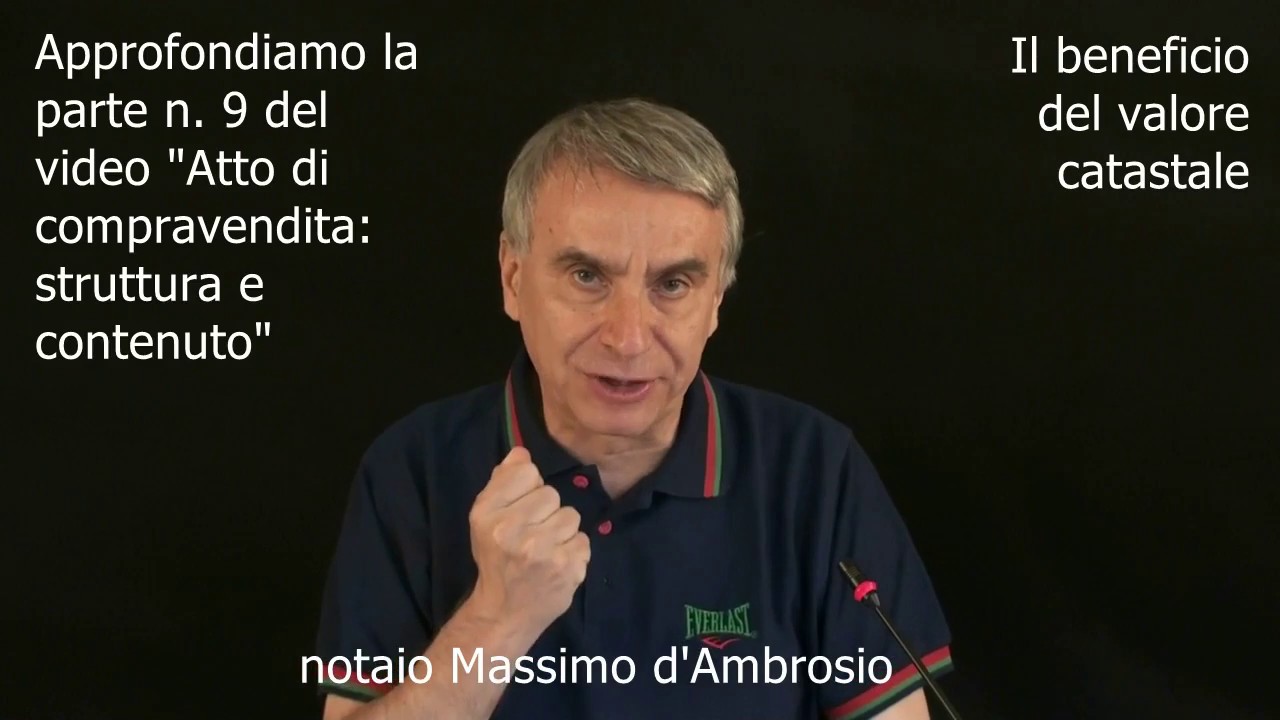 Valore catastale e prezzo-valore (n.09)