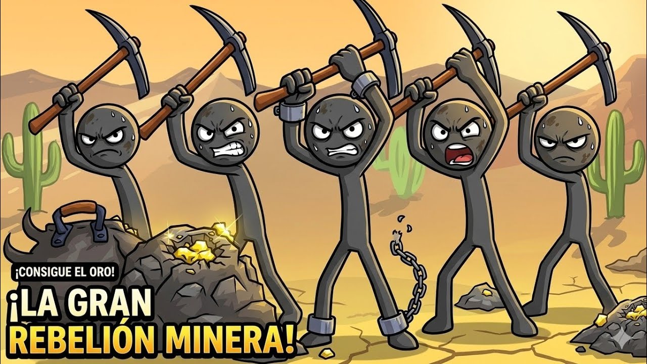 Atacamos solo con mineros? Stick War Saga 
