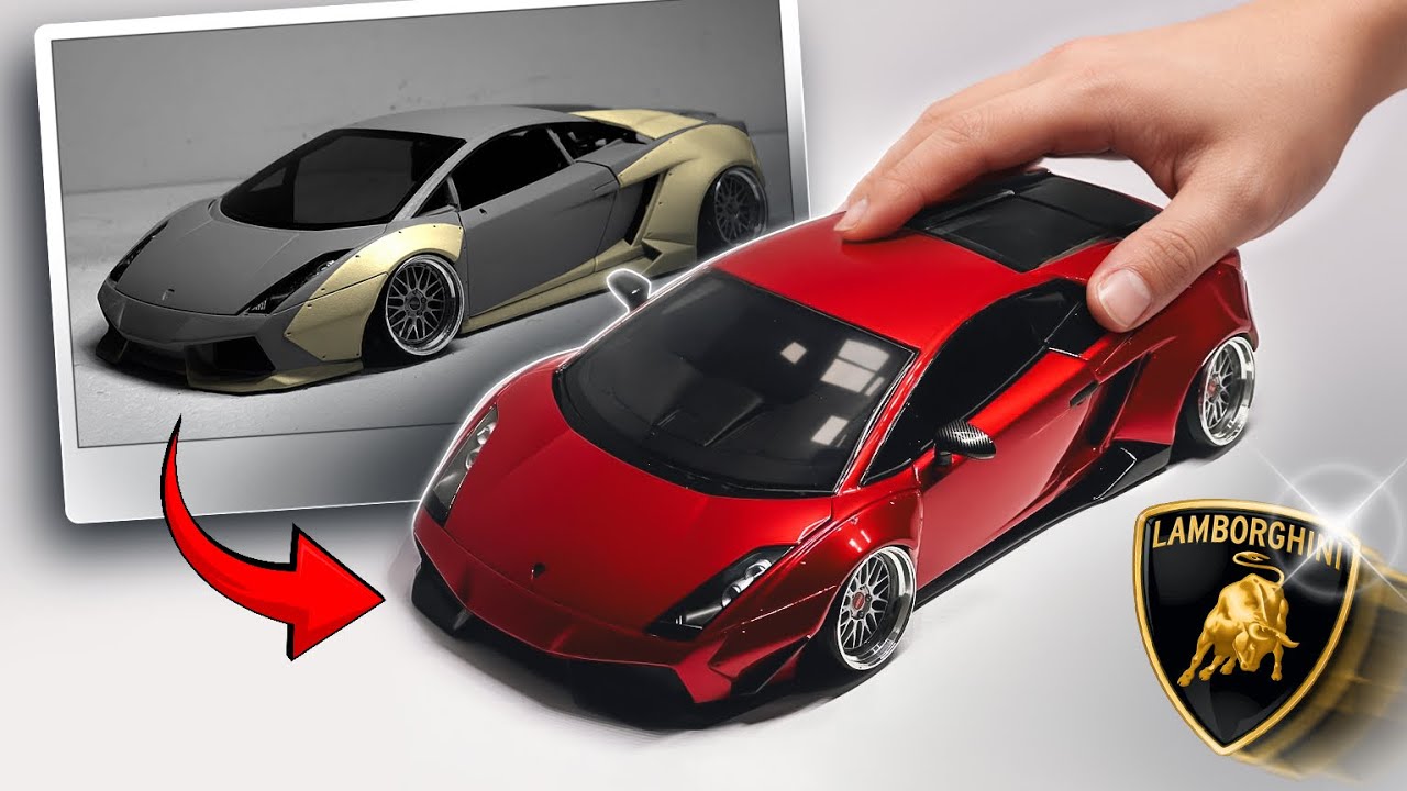 Lamborghini Gallardo Diecast LB Walk Bodykit Making