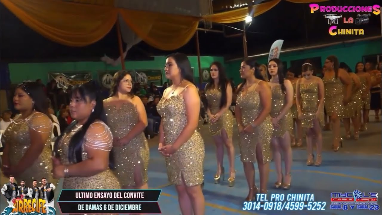 Último Ensayo Del Convite Femenino 6 De Diciembre de Joyabaj Ameniza Grupo Arrecife 2024