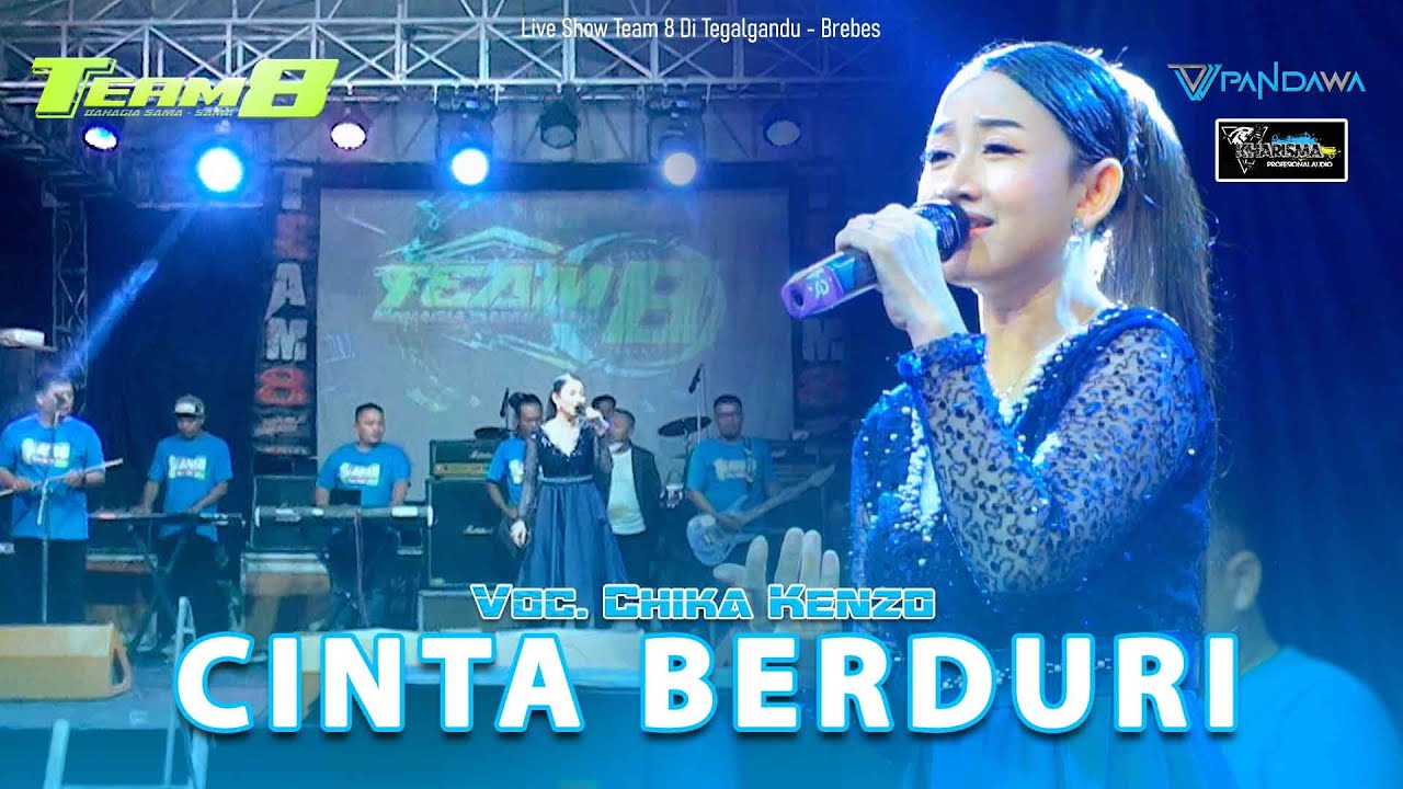 CINTA BERDURI - VOC. CHIKA KENZO [ Live Show Team 8 - Tegalgandu - Wanasari ]