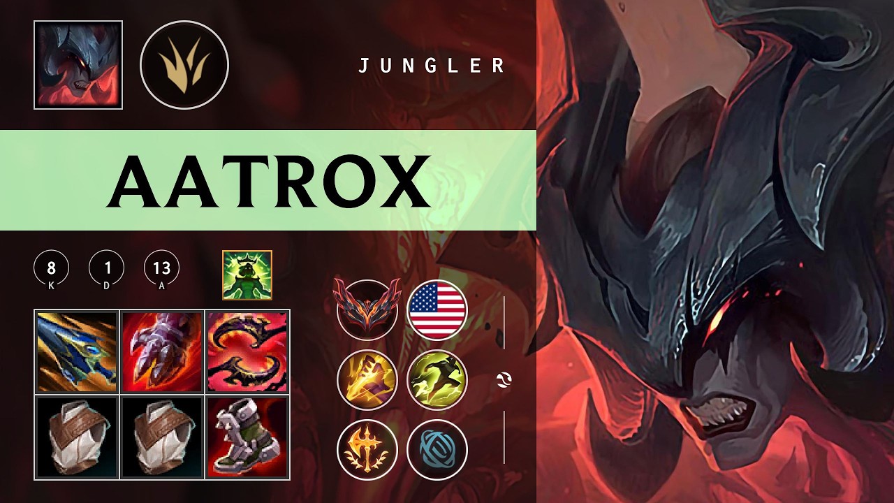 Aatrox Jungle vs Naafiri - NA Grandmaster Patch 26.06