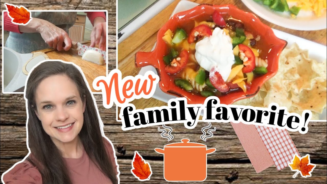Everybody went back for seconds! | *NEW* Twisted Taco Soup Recipe | Southern Cooking VLOG