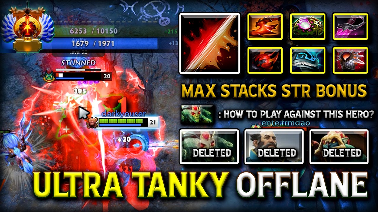 WTF 10K HP ULTRA TANKY OFFLANE CENTAUR WARRUNNER WITH MAX STACK STR BONUS | 7.41c DOTA 2