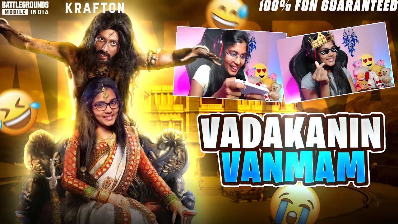 Vadakanin Vanmam on TAMIL Girl Gamer in BGMI😂 Tamil | PUBG MOBILE | Annora Gaming