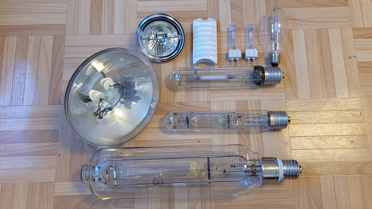 Belle récupération de lampes à décharge (et d'une lampe halogène)