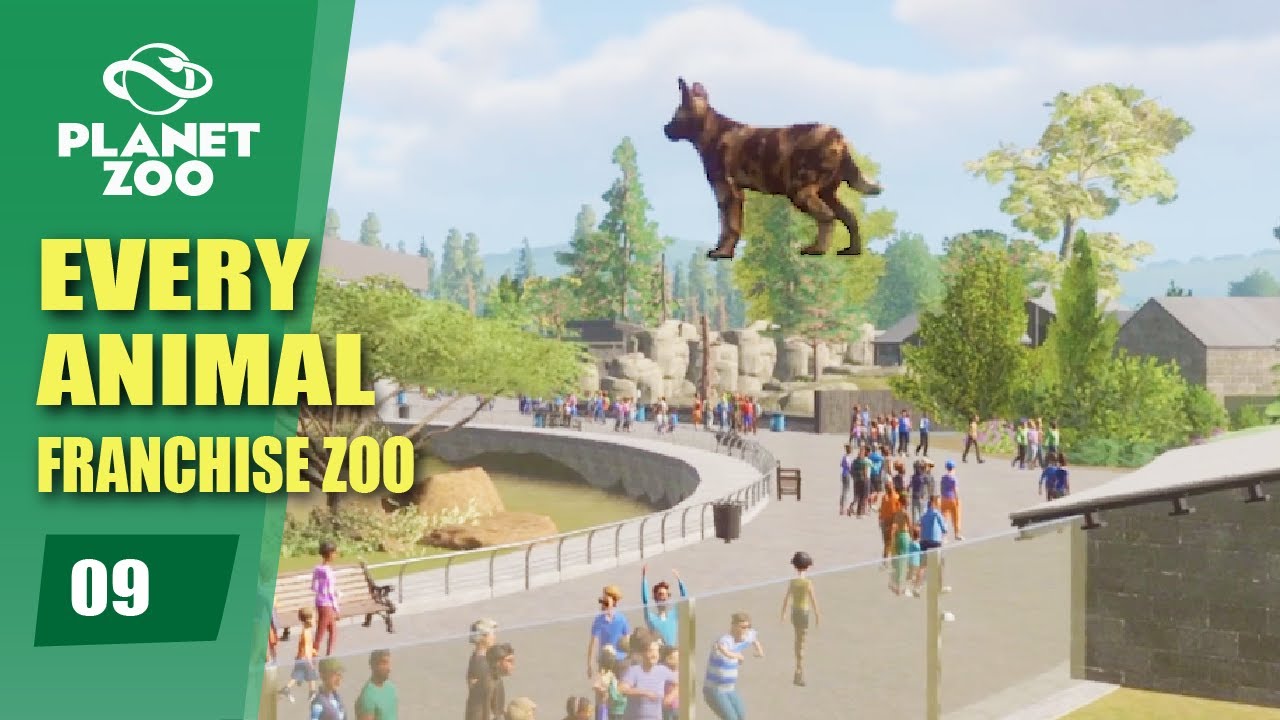 Начинается глюк! Planet Zoo Every Animal Franchise Zoo (Часть 9)