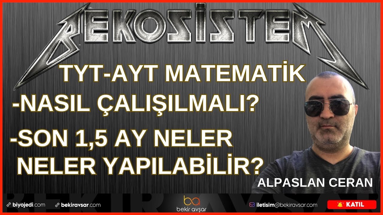 TYT-AYT MATEMATİK NASIL ÇALIŞILMALI I SON 1,5 AYDA NELER YAPILABİLİR