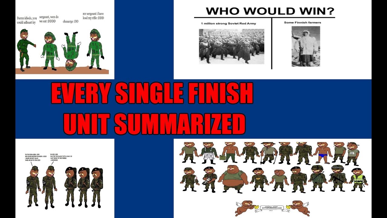 EVERY SINGLE FINNISH unit summarized