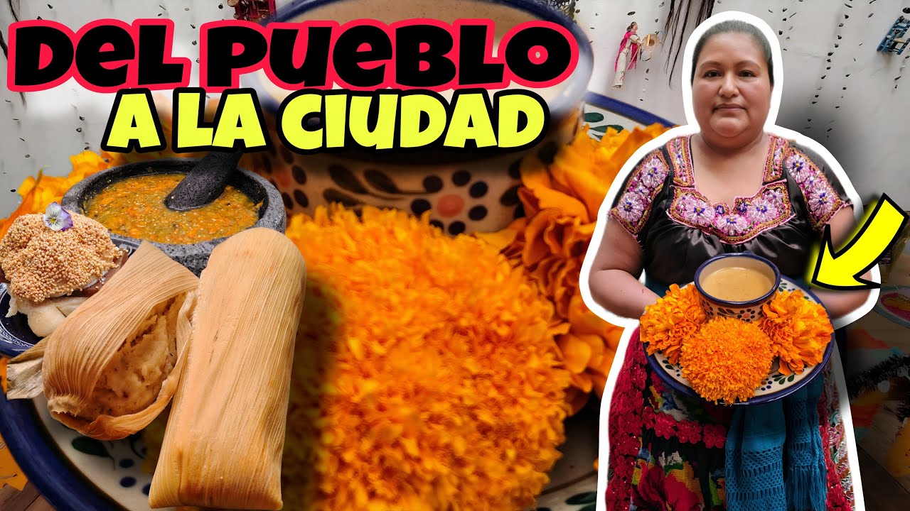 “Atole de flor de cempasúchil y tamales de mezcal 😱 | Sabores ancestrales purépechas”