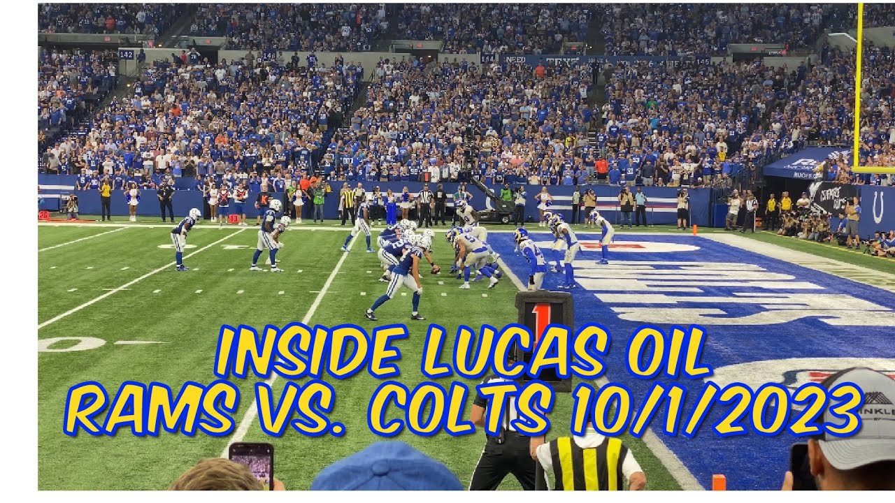 Inside Lucas Oil Stadium in 4K: LA Rams vs. Indianapolis Colts 10.1.23 #losangelesrams #colts
