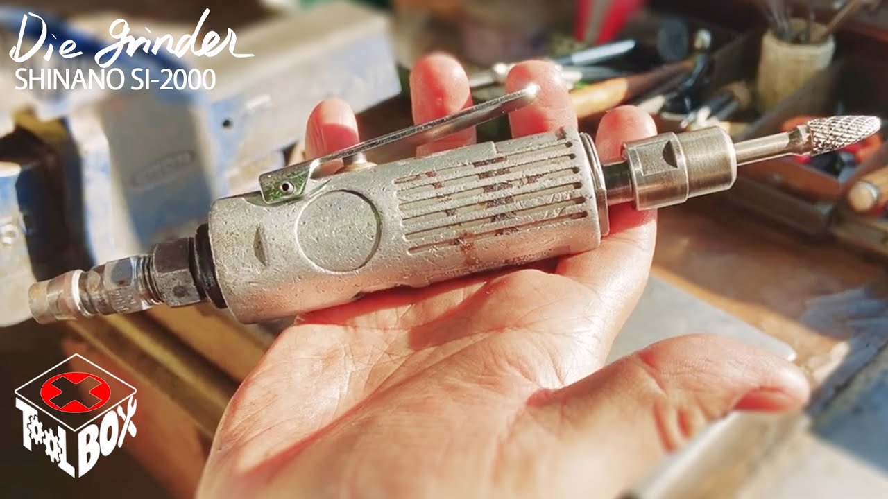 微動だにしないグラインダーの回転が復活　Air Die Grinder SHINANO JAPAN - REPAIR