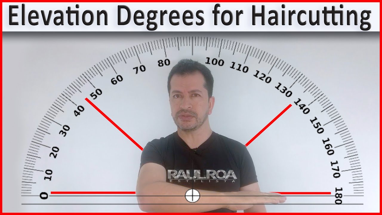 Elevation Degrees for Haircutting RAUL ROA ESTILISTA in English