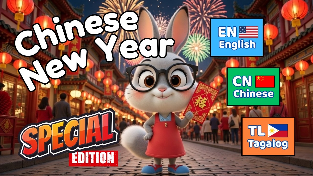 Chinese New Year l 新年 Xīn Nián l Bagong Taon ✨ English ✨ Mandarin Chinese (中文) ✨ Filipino / Tagalog