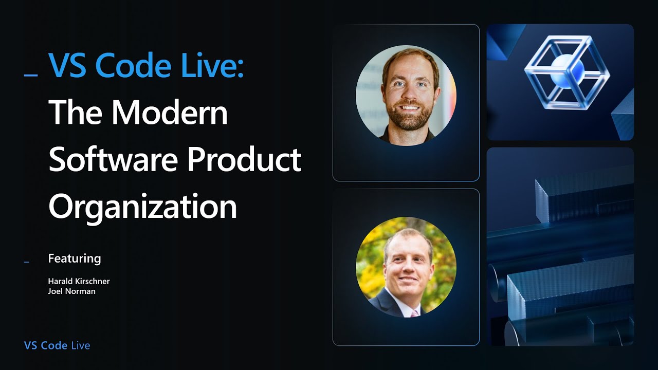 🔴 VS Code Live - The Modern Software Product Organization