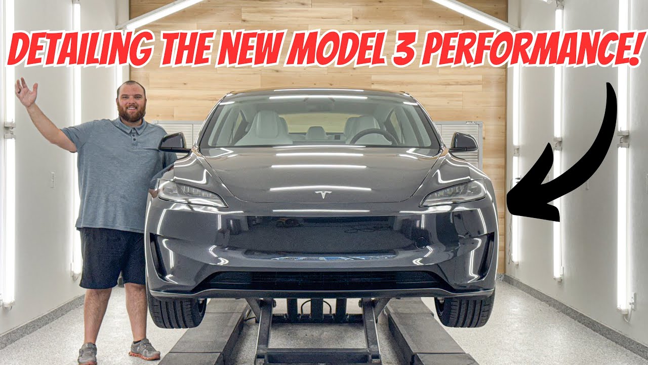 Perfecting the New Tesla Model 3 Performance Highland: Complete Paint Correction & Ceramic Coating!