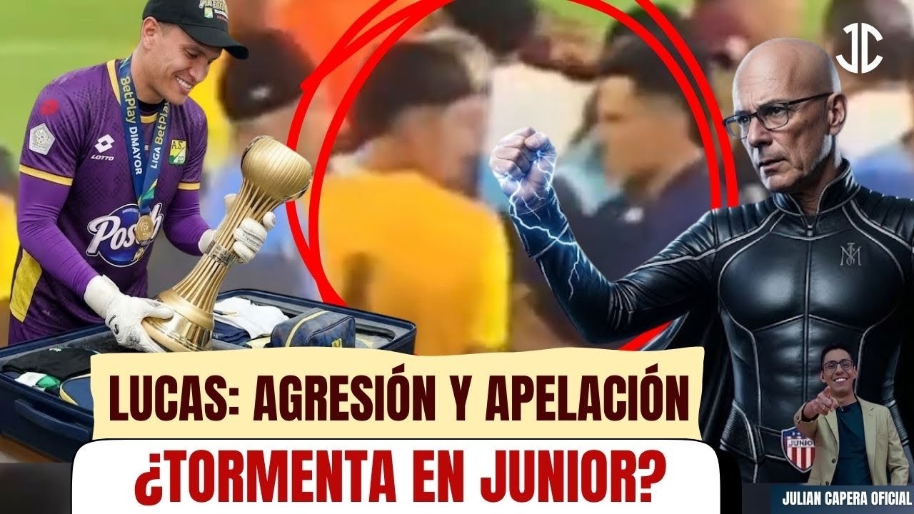 🚨🐷 LUCAS GONZALEZ: AGRESIÓN Y APELACIÓN 🟡🟢 ¿EL ADIÓS DE ALDAIR? ⛈️🦈¿TORMENTA EN JUNIOR?