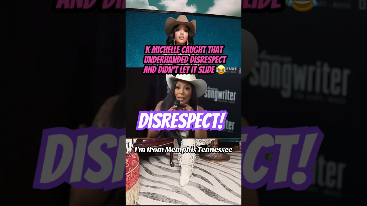 K Michelle wasn’t going for any shade or disrespect lol 