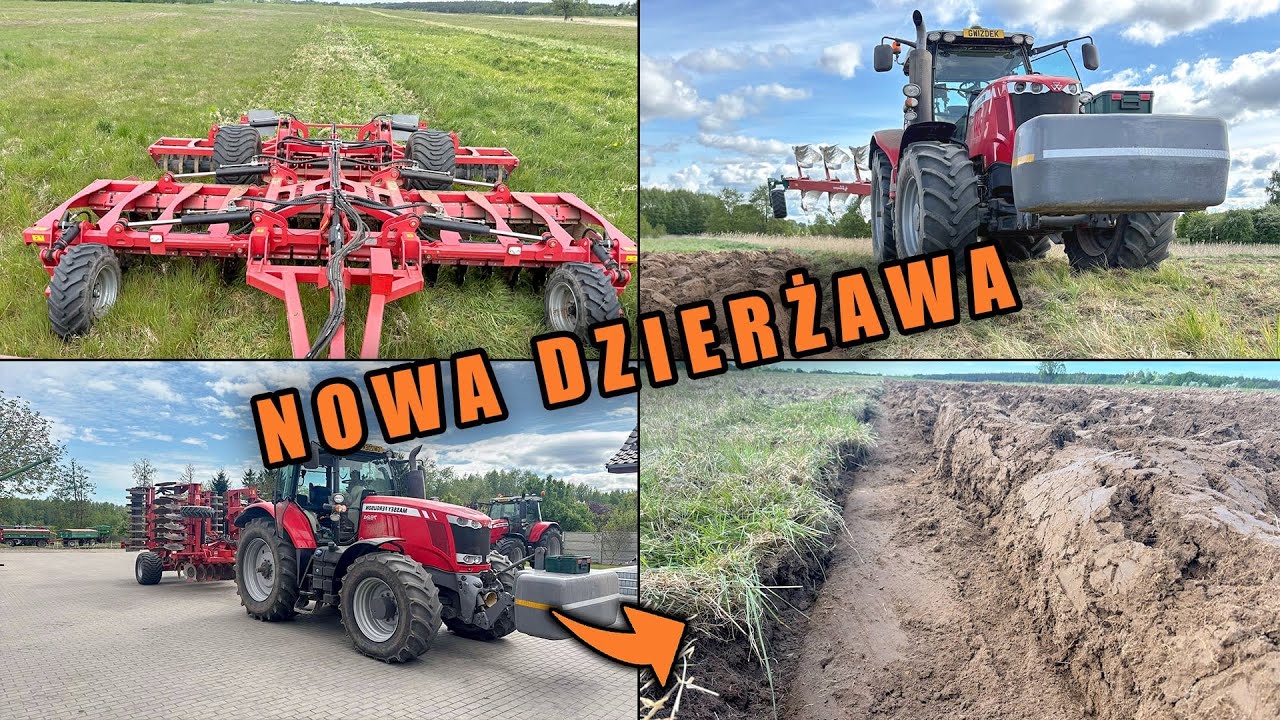 #VLOG Nowe pole/ uprawiamy ugór/ krzywo prosto aby ostro/ Awaria na polu/ Kverneland ED 100/Agrimet
