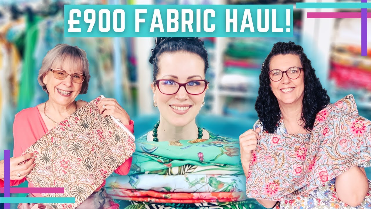 Festival Of Quilts 2024 (Combined) &pound;900 Fabric Haul!! We Bought ALL The Things! Silk, Lawn, Buttons!