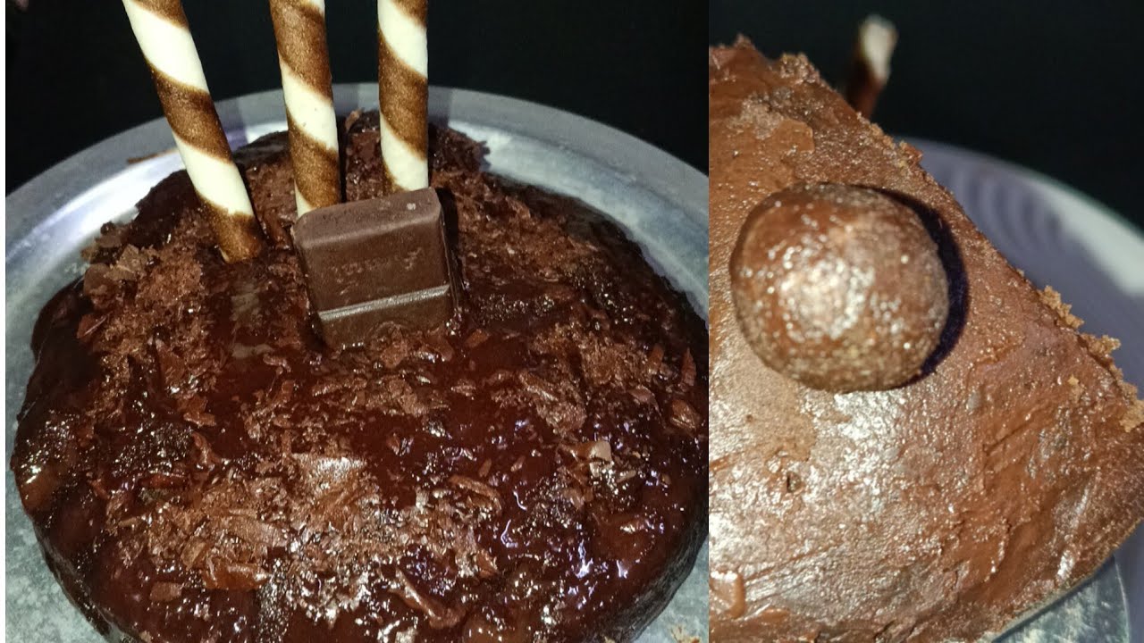 Chocolate cake Recipe without Oven birthday cake 🎂🍰