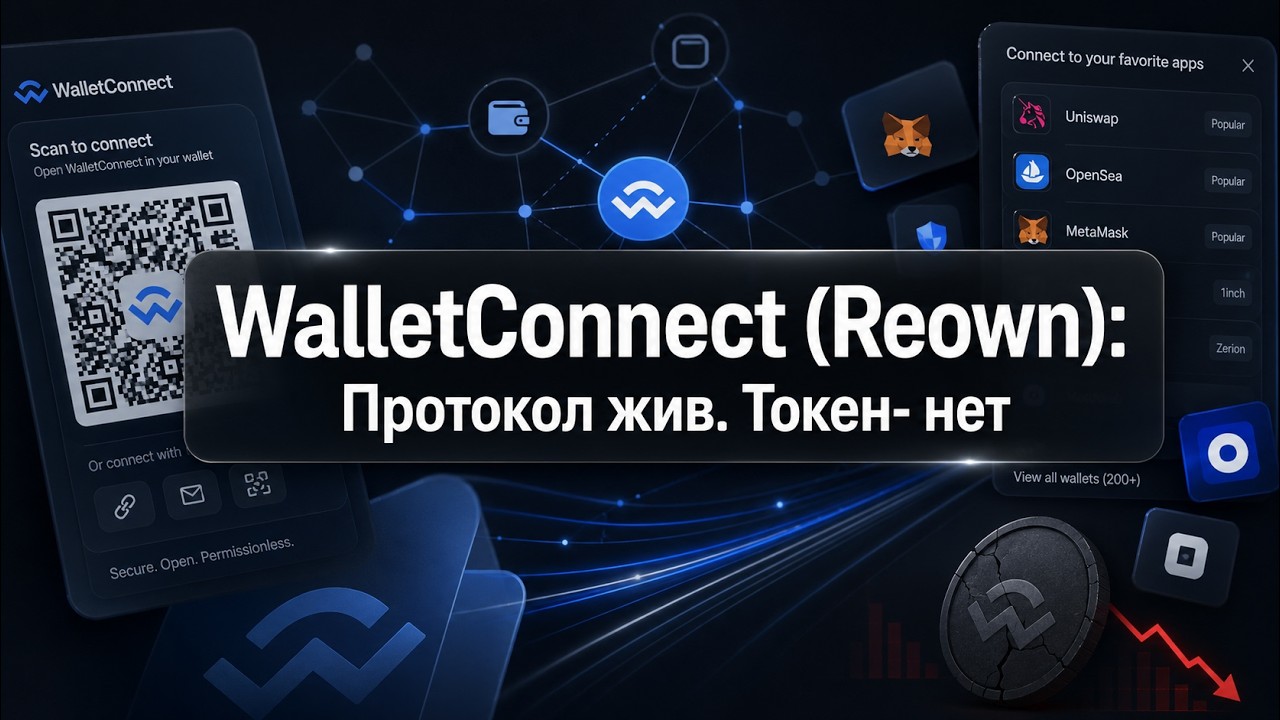 WalletConnect Reown как кошелёк подключается к DeFi и зачем нужен WCT vs Privy, Dynamic обзор review