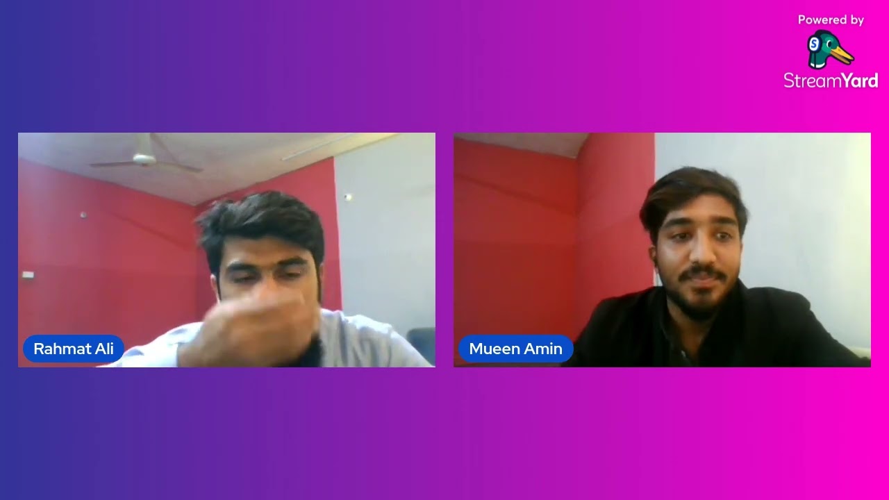 :Conduct and post a live interview on social media using StreamYard