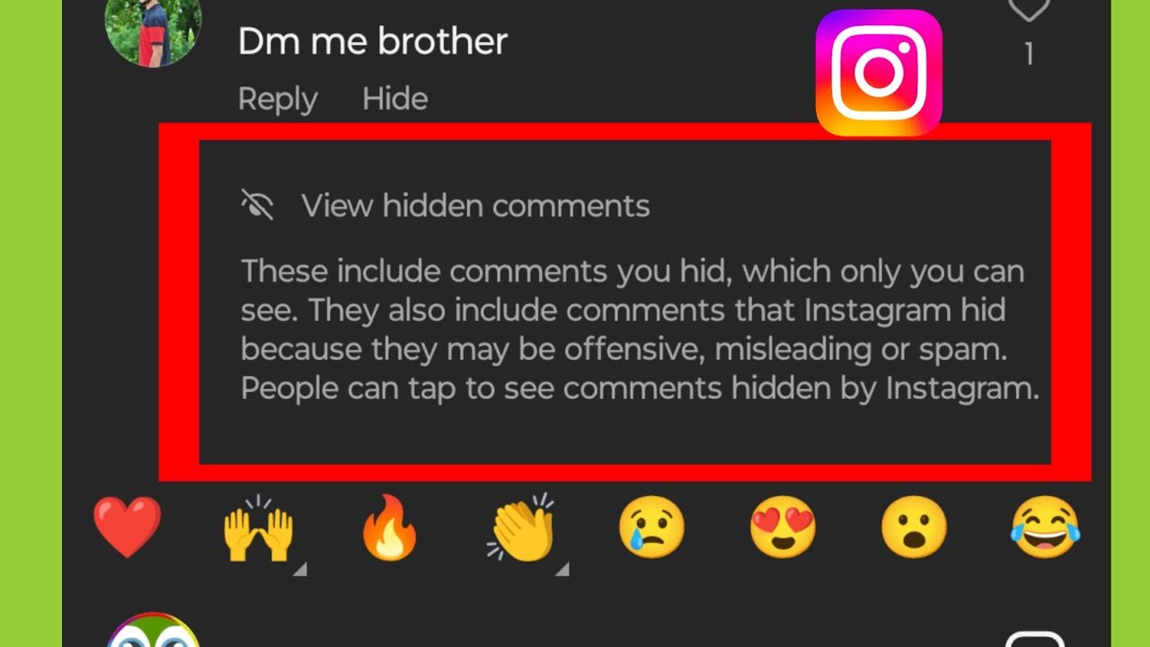Instagram | What is View hidden comments