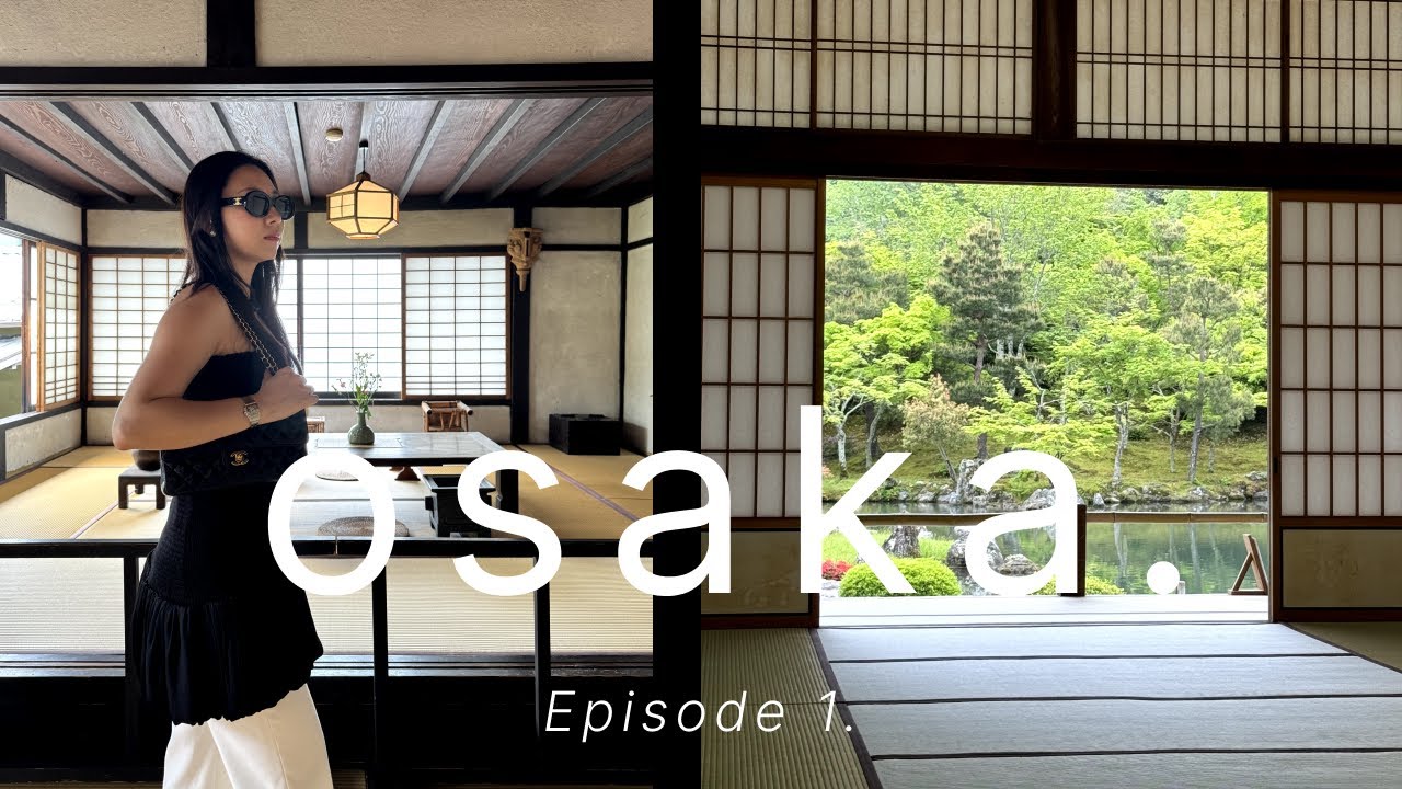 JAPAN VLOG EP.1 | 48 hours in Osaka, sushi omakase, japan eats,  sanrio shopping, familymart haul