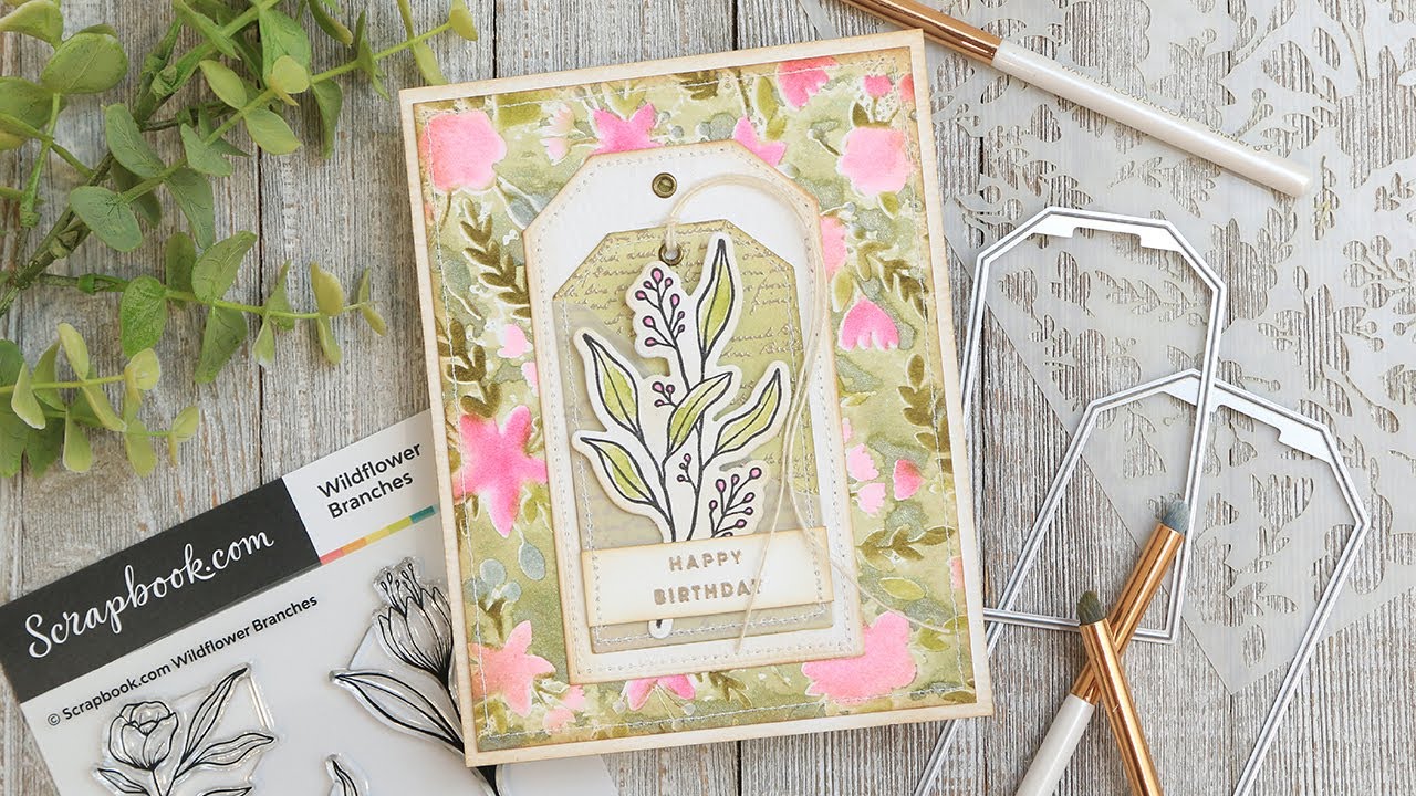 Use Your Stencils in a NEW Way & Stretch Your Supplies! | Scrapbook.com