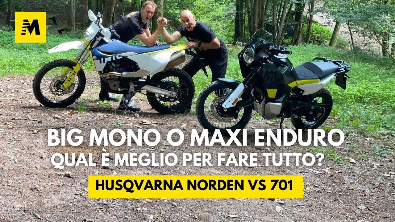 Monocilindrica o maxi enduro: qual è meglio per fare tutto? Husqvarna Norden 901 VS Enduro 701