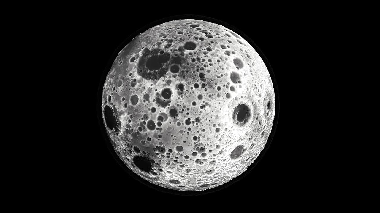 3D-карта поверхности Луны с использованием данных NASA и Python | #30DayMapChallenge (18/30)