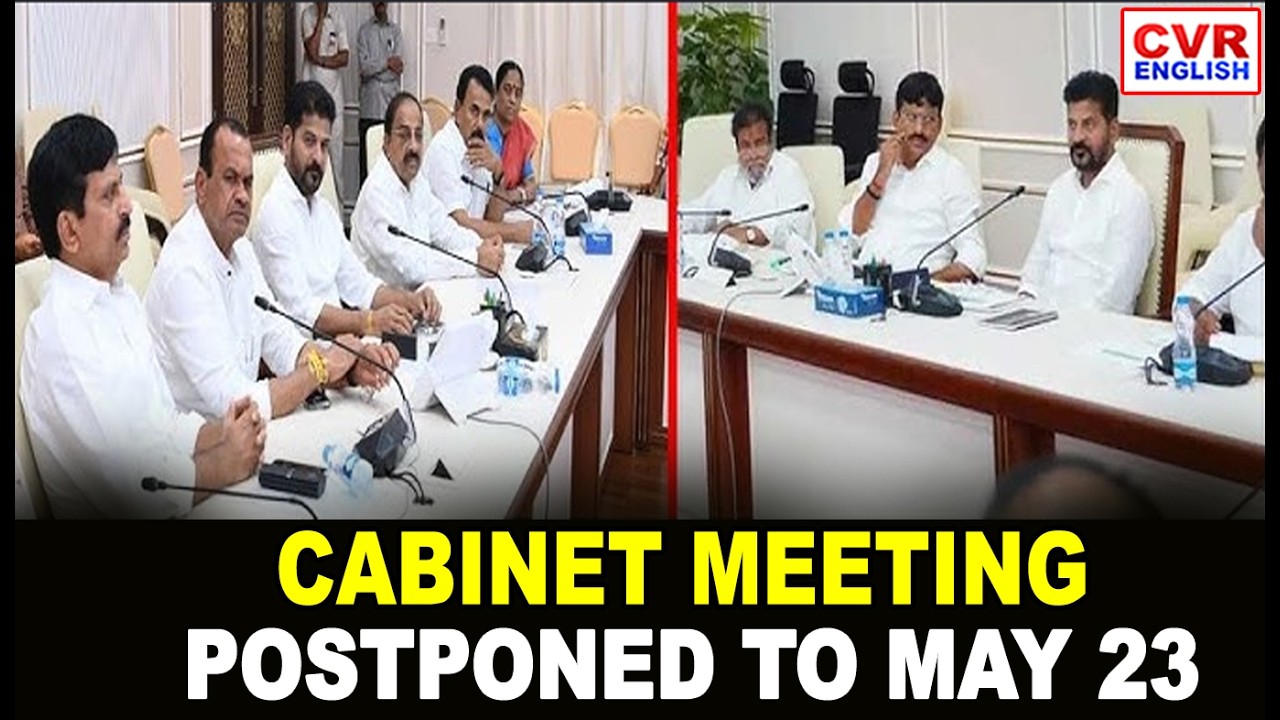 Telangana Cabinet to Discuss Major Welfare and Infrastructure Decisions | CVR ENGLISH