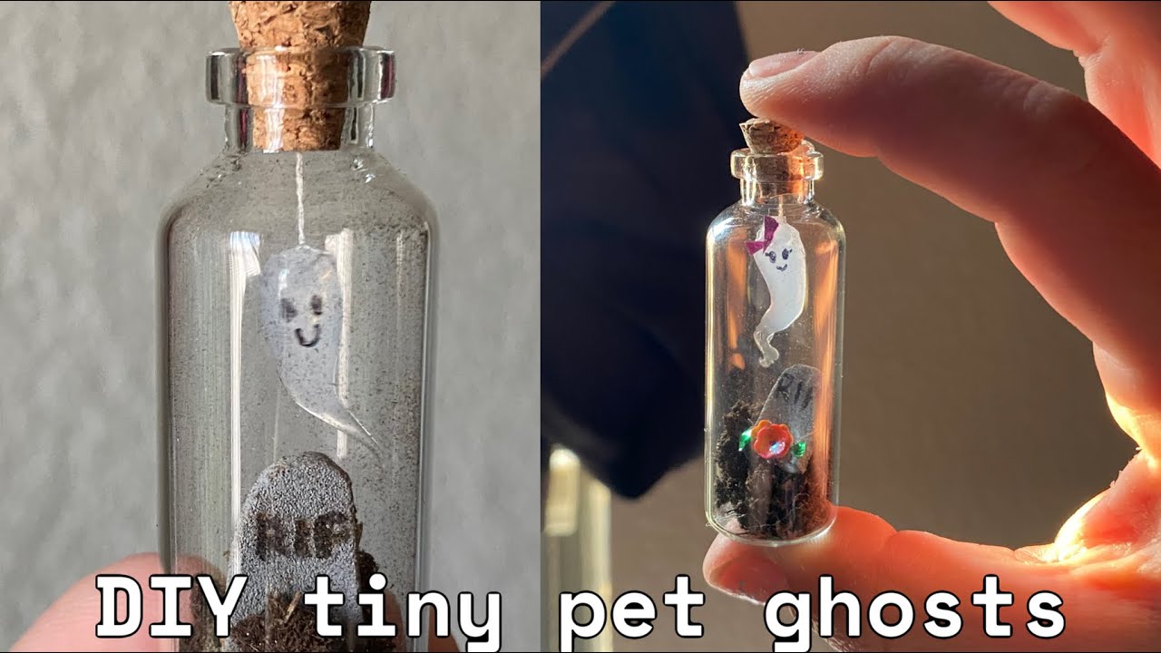 Viral Hot Glue Ghosts - cute easy Dollar Tree Halloween Craft, DIY craft