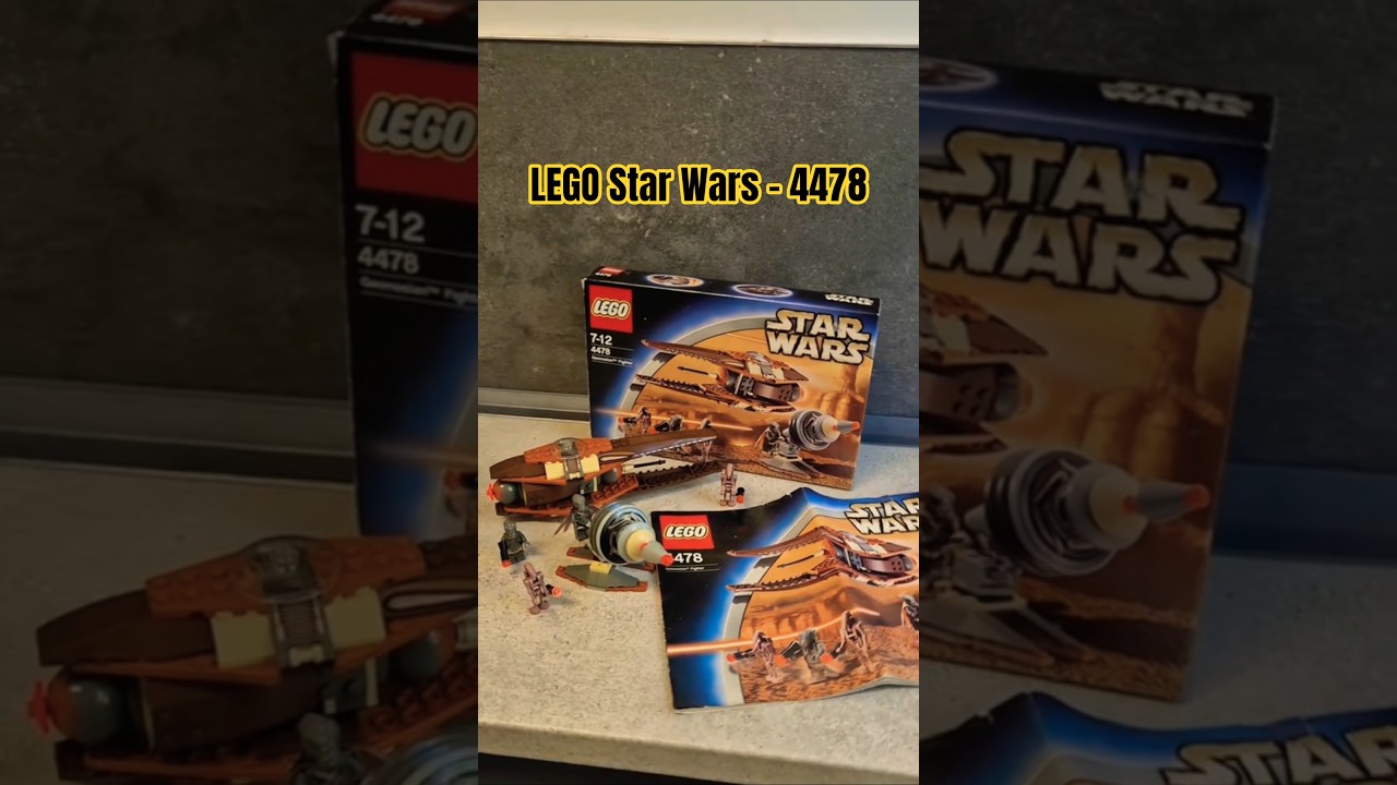 Shorts review of LEGO Star Wars 4478 - Geonosian Fighter.