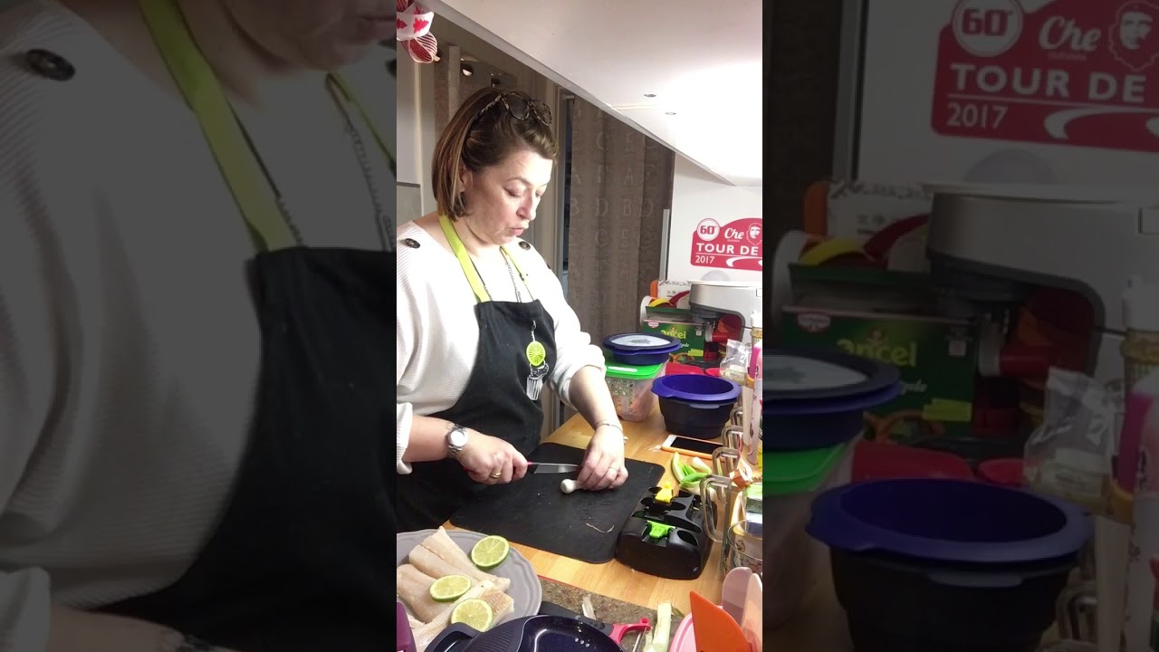 Cabillaud vapeur et légumes croquants avec le Micro Urban Family by Tupperware