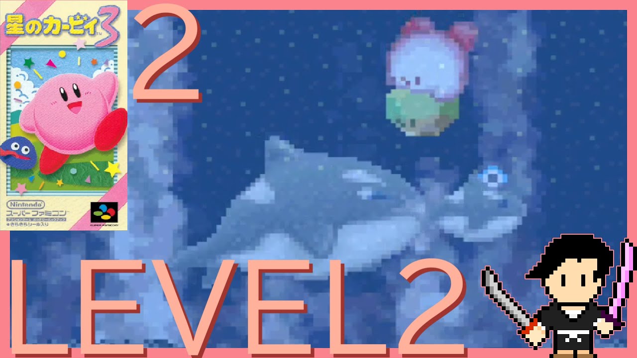 星のカービィ3 #2 Nintendo Classicsでカービィを遊ぼう第7弾 LEVEL2 RIPPLE FIELD～アクロ戦【初見攻略字幕実況（オフ可）・声なしプレイ動画】