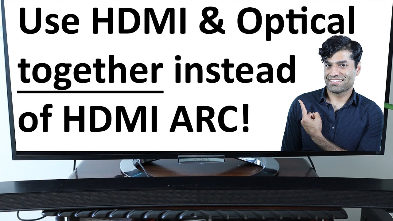 How to connect soundbar to TV with HDMI and Optical Cable instead of HDMI ARC!