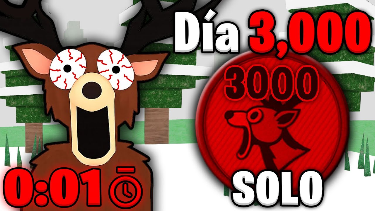 ¿Qué Tan Rápido Puedo Sobrevivir *3,000* DÍAS SOLO En El Bosque?