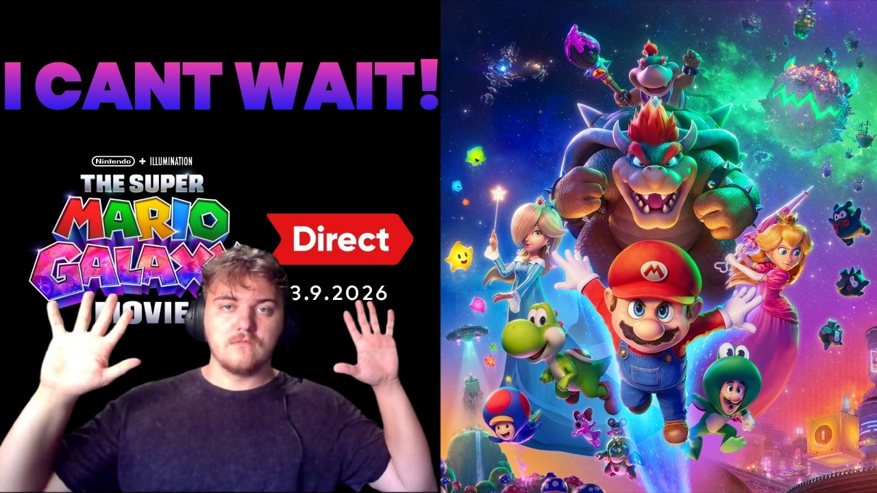 SUPER MARIO GALAXY MOVIE FINAL TRAILER REACTION!