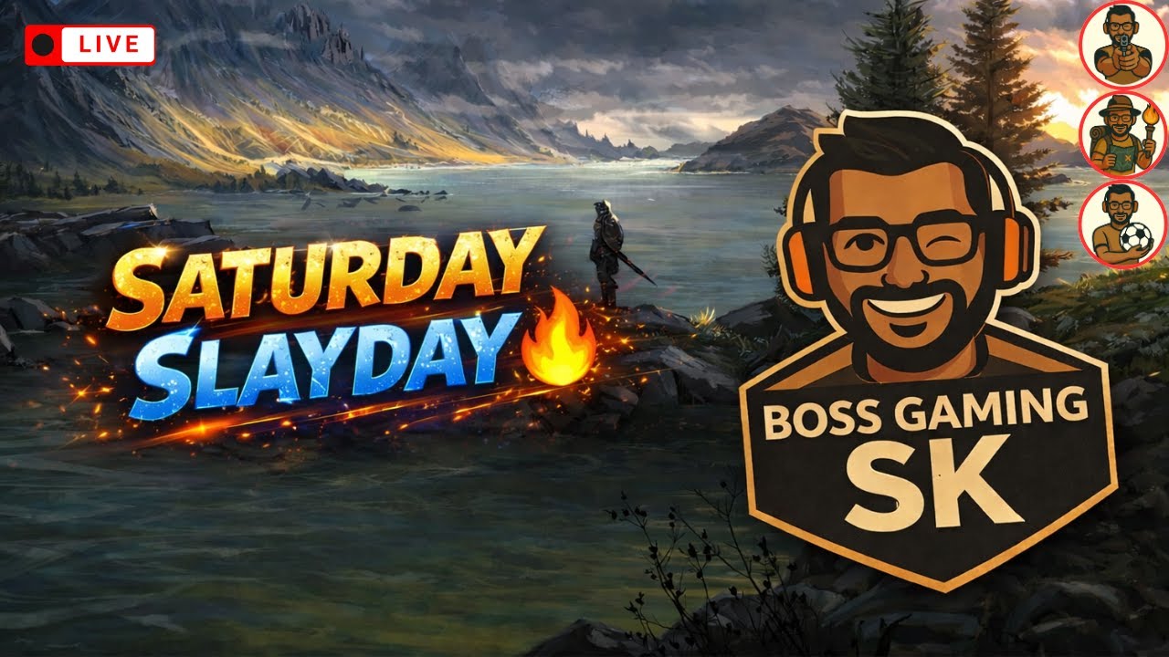 🔴 LIVE:  Saturday Slayday🔥|⚡Full Power Gaming Session🚀 – 5700X3D + 4060 8gb