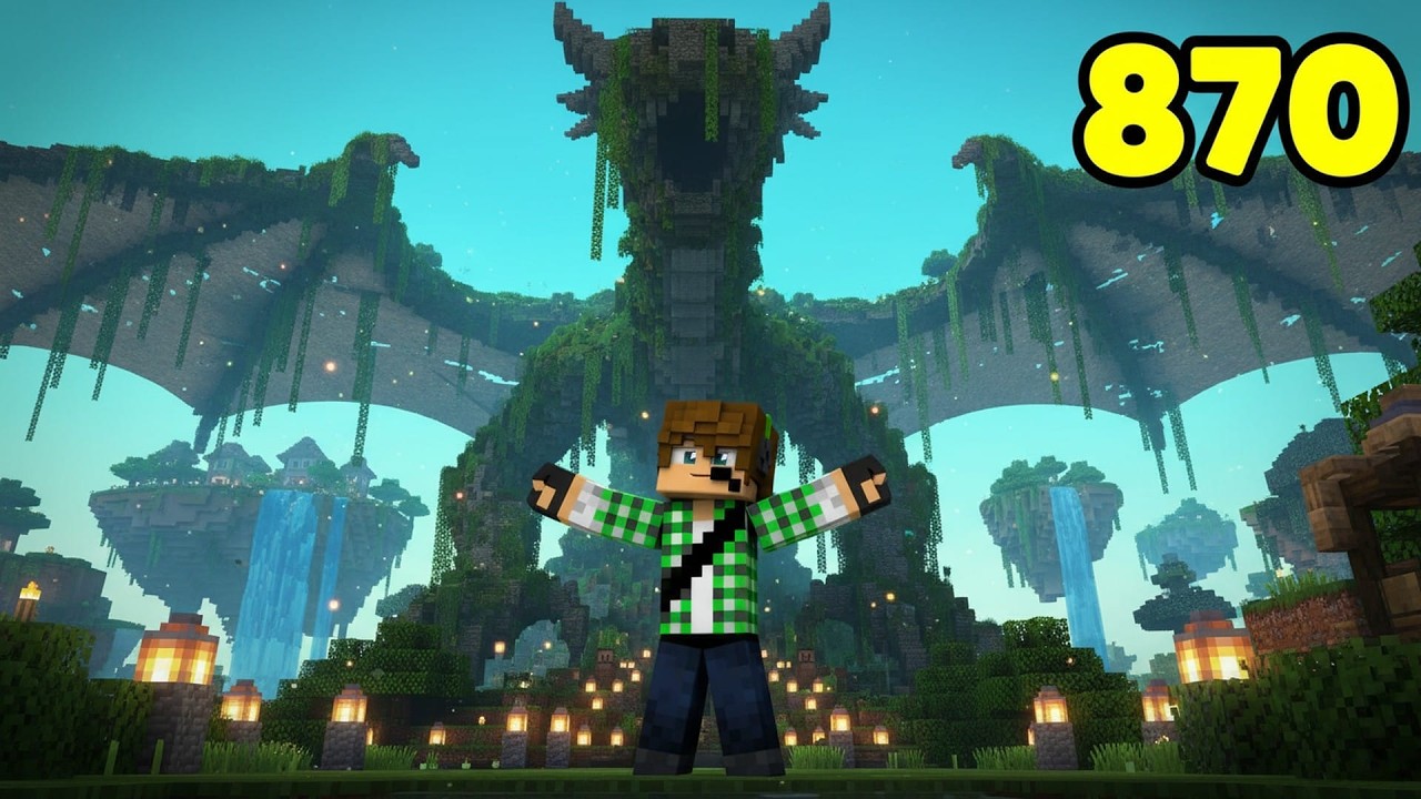 Minecraft ITA S6 E870 - Il drago si ricopre di verde