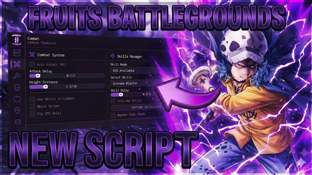 [🎍NEW YEAR] Fruits Battlegrounds Script Auto Level Up Fruits Boss Farm Roblox 2026