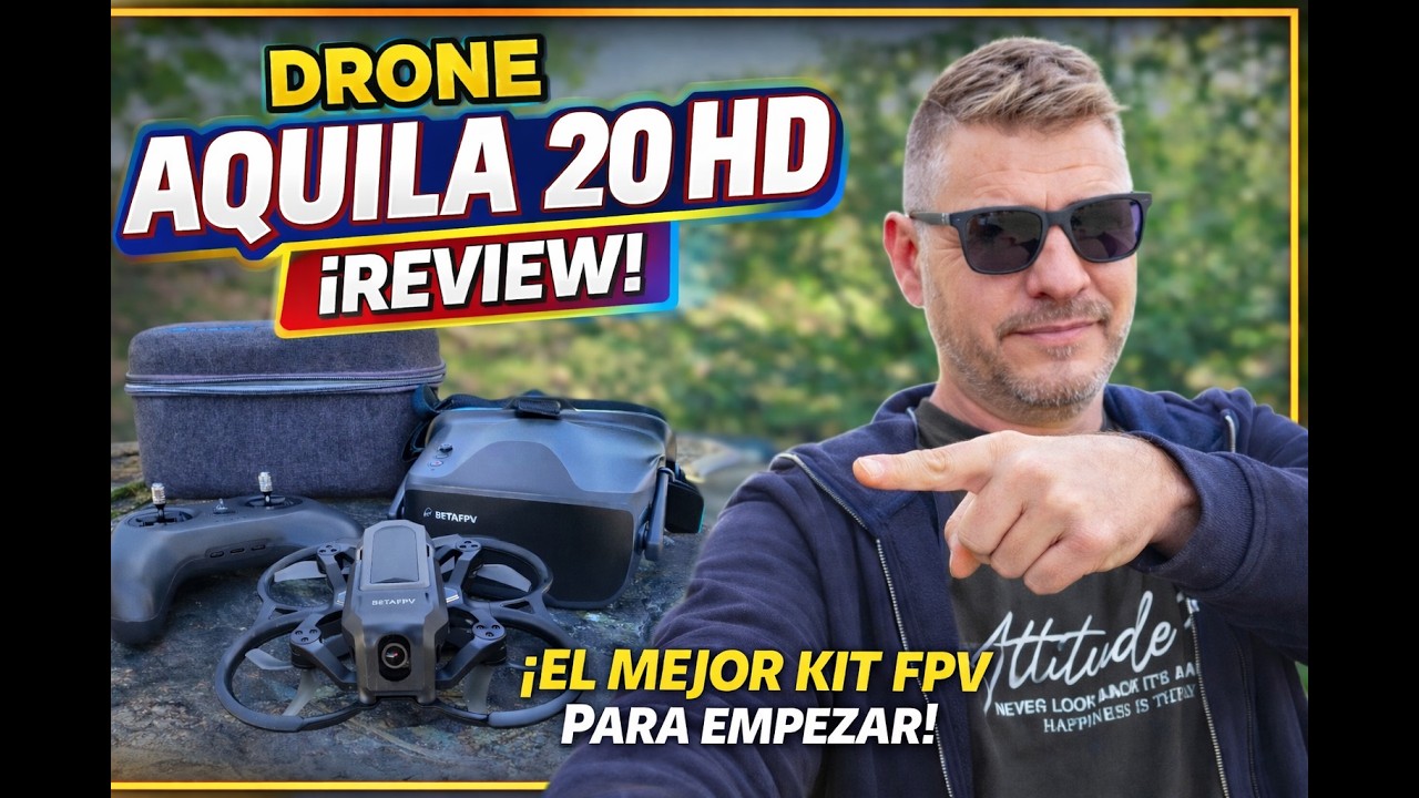 Mejor Drone FPV para empezar en 2026 ? Aquila 20 HD + NEEWER PA009