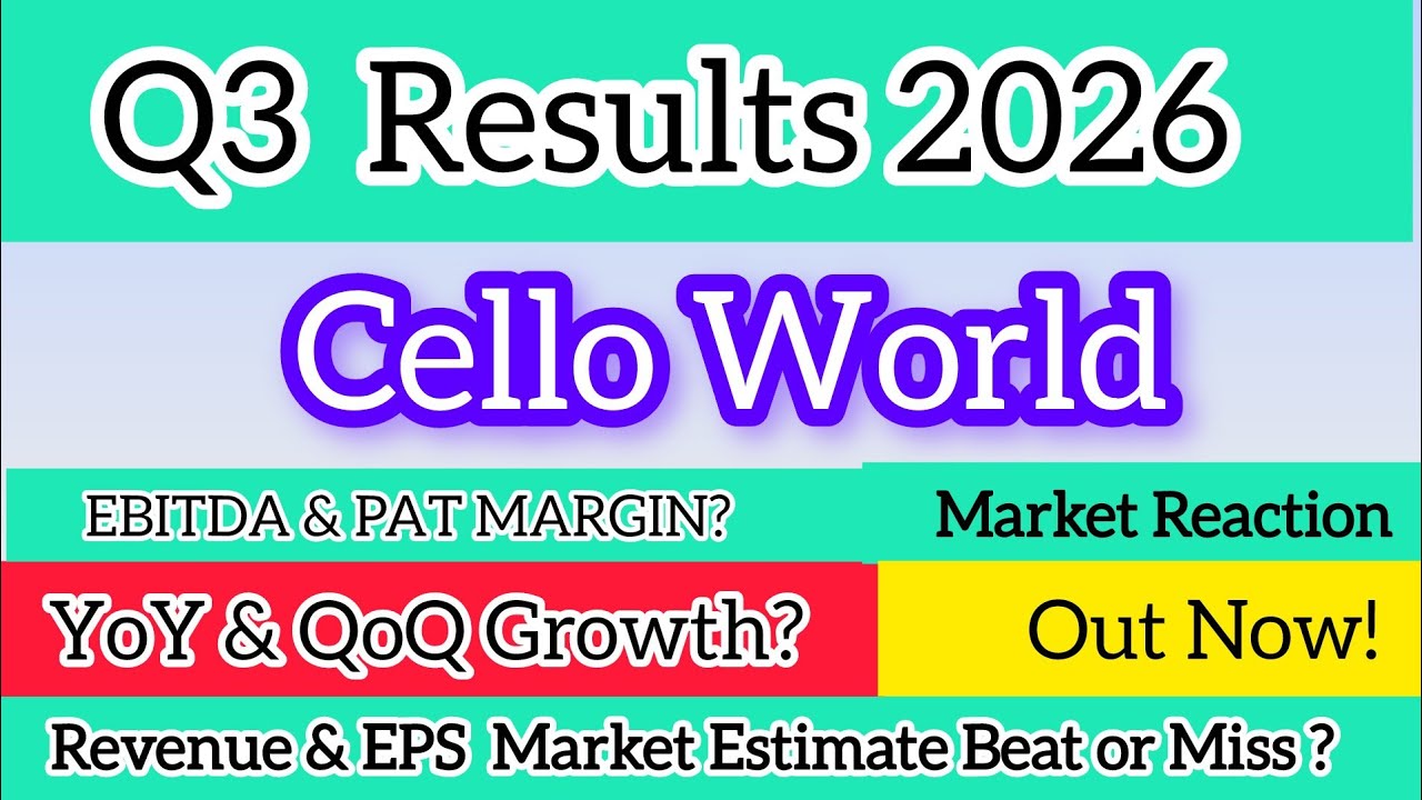 Cello World Q3 Results 2026 | Cello World Share News | Cello World Share Latest News Today 