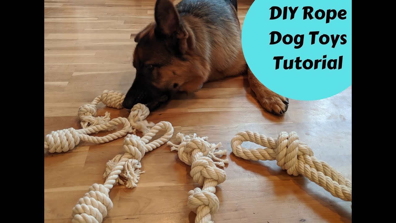How to Tie Rope Dog Toys - 5 Easy DIY Knots